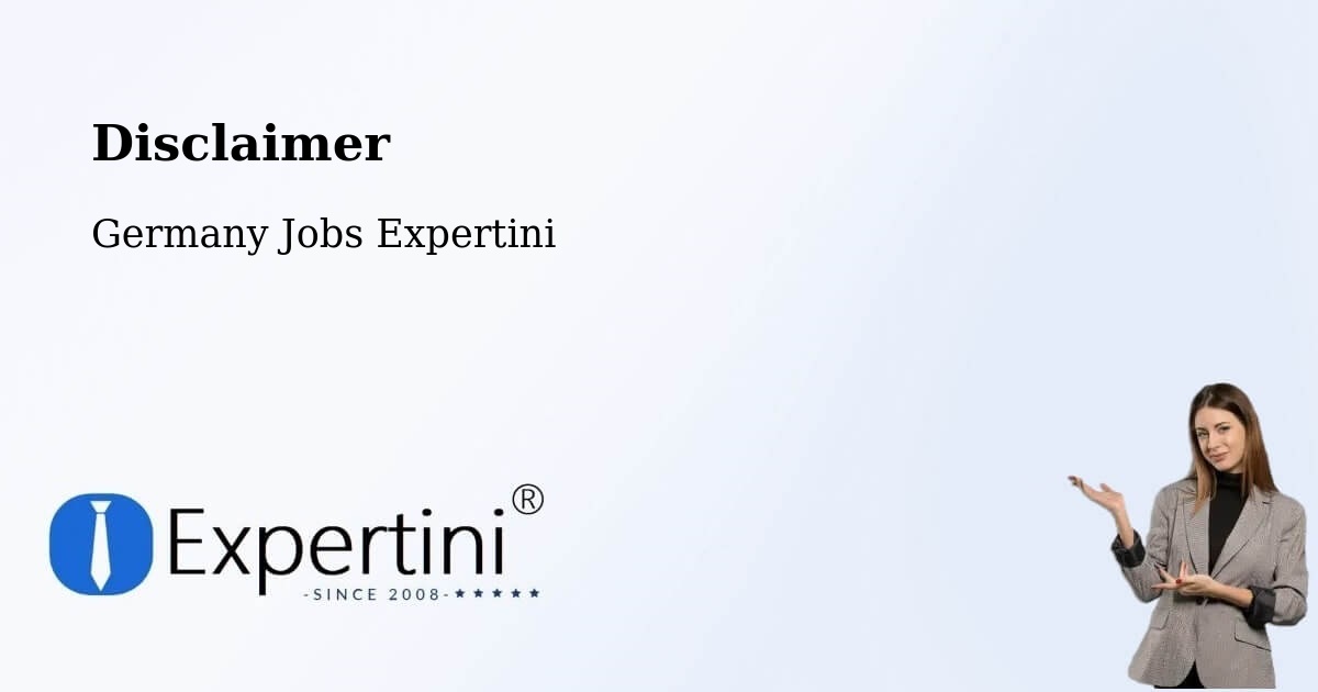Disclaimer – Wirdum - Germany Jobs Expertini