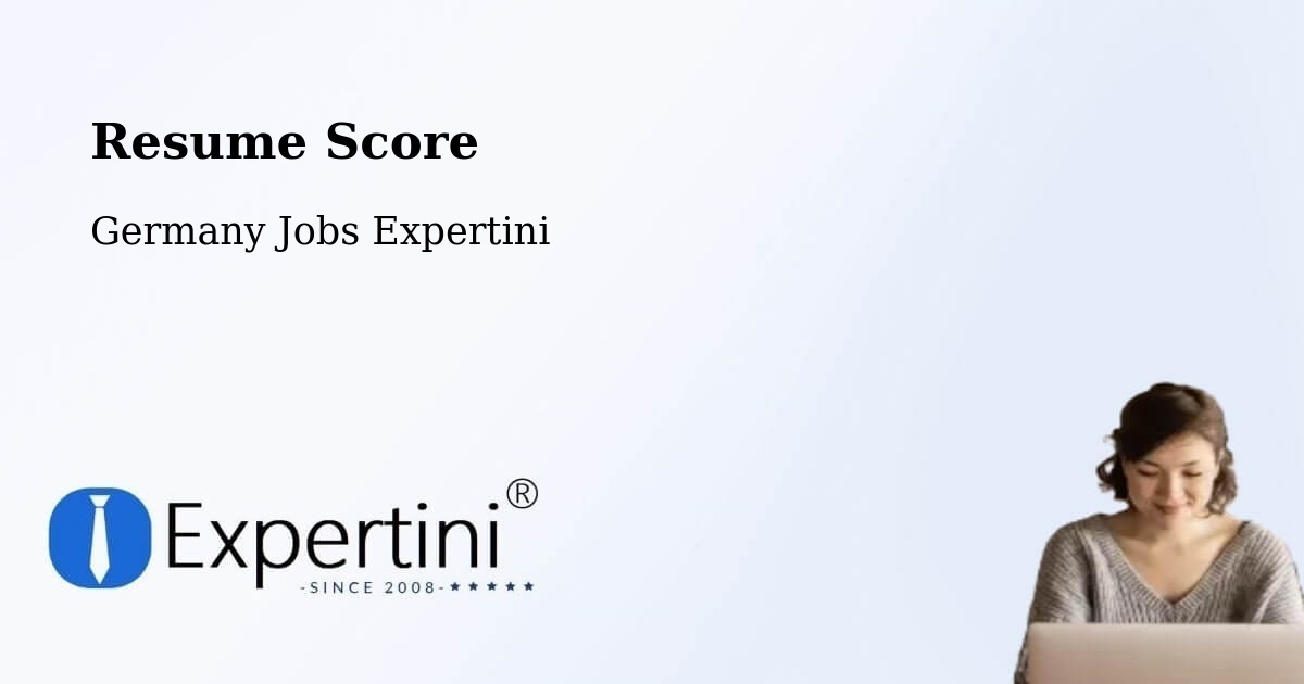 Resume Score - Germany Jobs Expertini