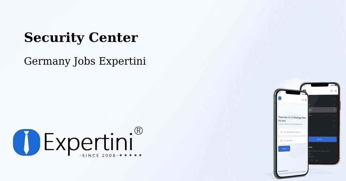 Security Center - Germany Jobs Expertini